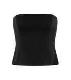 Versace Wool-blend Bustier Top