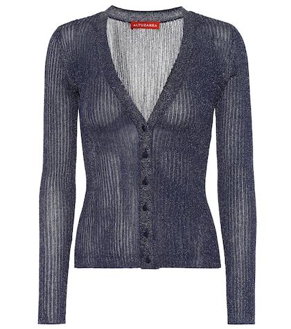 Dior Sunglasses Jackson Metallic V-neck Cardigan