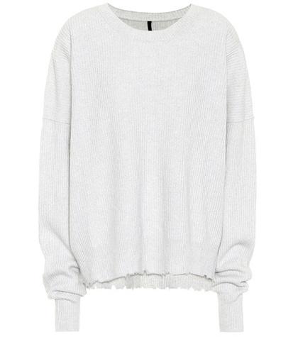 Unravel Ribbed Wool And Cashmere Sweater