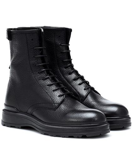 Woolrich Leather Lace-up Boots