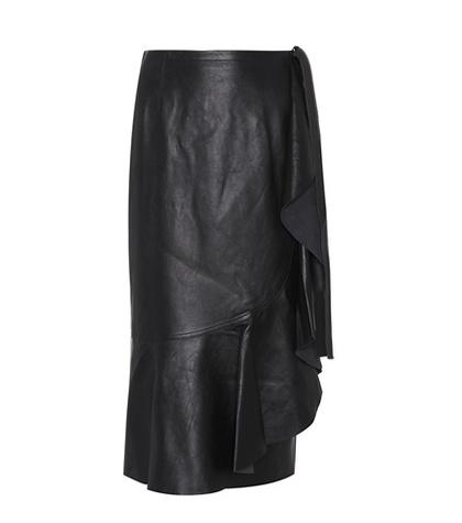 Helmut Lang Leather Skirt