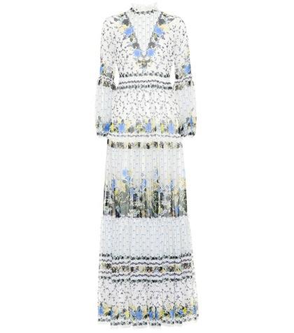 Erdem Cassandra Floral Silk Dress