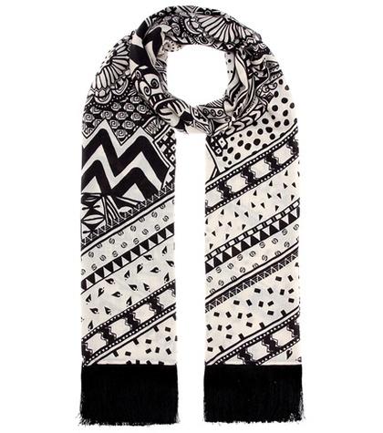 Etro Printed Cashmere And Silk Scarf