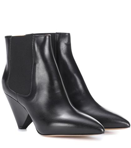 Moncler Grenoble Lashby Leather Ankle Boots