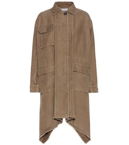 Valentino Cotton And Linen Coat