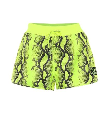 Off-white Python-printed Running Shorts