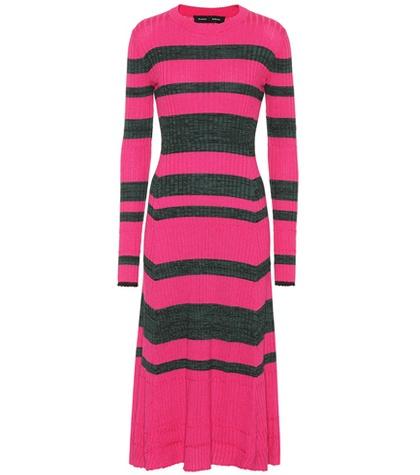 Proenza Schouler Striped Wool-blend Dress