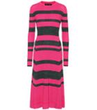 Proenza Schouler Striped Wool-blend Dress