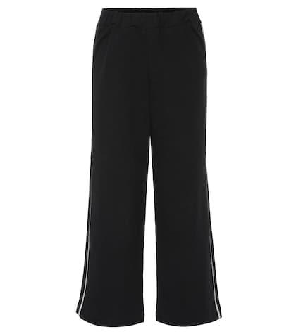 Christopher Kane Embellished Cotton Trackpants