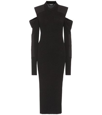 Calvin Klein 205w39nyc Ribbed Cotton-blend Knit Dress
