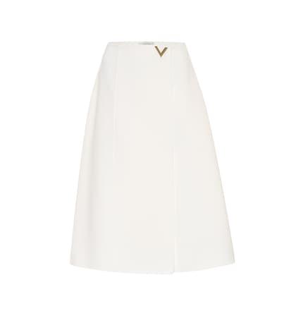 Valentino Wool Midi Skirt