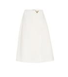 Valentino Wool Midi Skirt