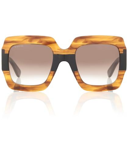 Gucci Square Acetate Sunglasses