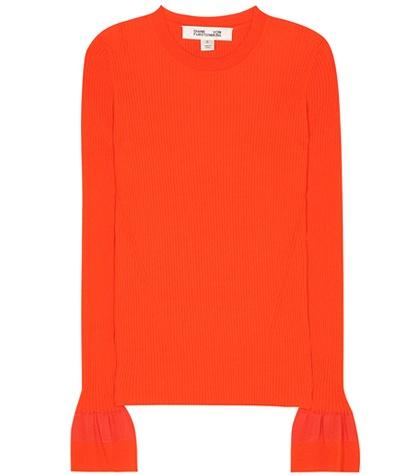 Diane Von Furstenberg Cotton-blend Sweater