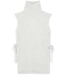 Maison Margiela Ribbed Wool And Cashmere-blend Turtleneck Top