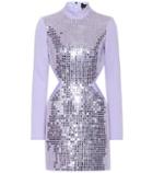 David Koma Embellished Crêpe Minidress