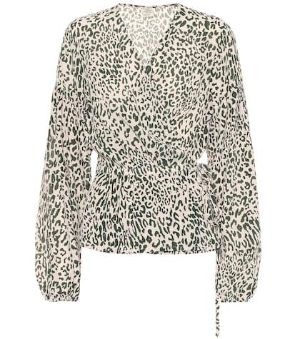 Baum Und Pferdgarten Monia Printed Silk-blend Blouse
