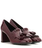 Tod's Patent Leather Loafer Pumps