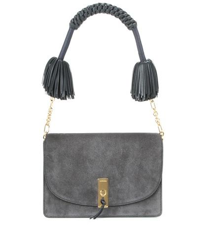 Chlo Ghianda Suede Shoulder Bag