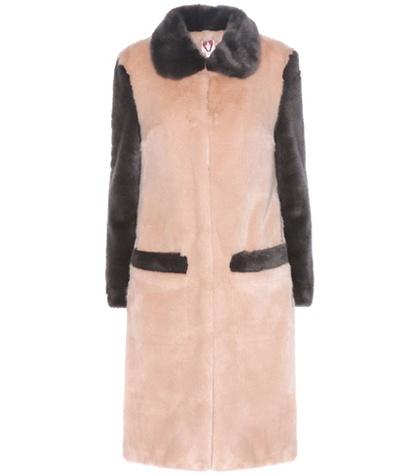 Fendi Simon Faux Fur Coat