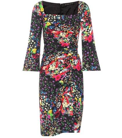 Chlo Floral-printed Jersey Dress
