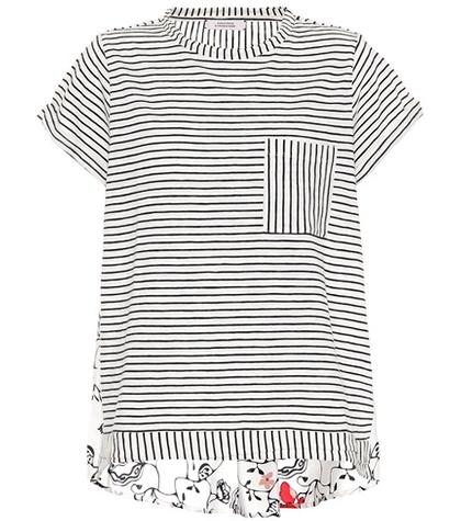 Dorothee Schumacher Striped Layered-effect T-shirt