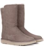 Frame Abree Short Ii Fur-lined Suede Ankle Boots