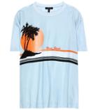 Rag & Bone Printed Silk T-shirt