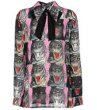 Gucci Cat-printed Top