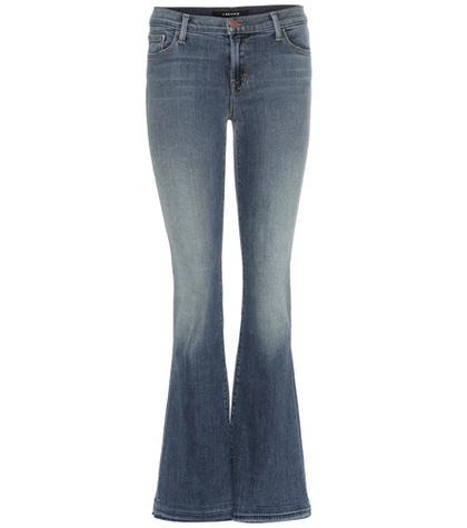 J Brand Sneaker Flare Mid-rise Jeans