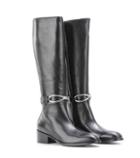 Null Leather Knee Boots