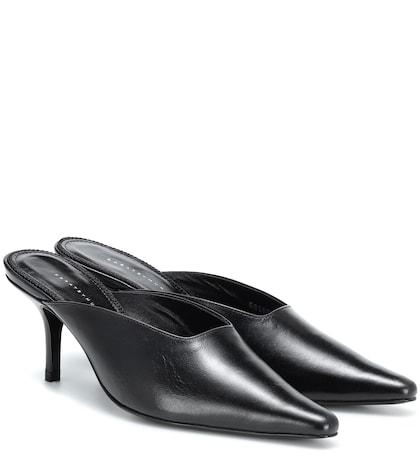 Dorateymur Groupie Leather Mules
