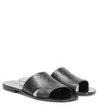 Roksanda Anagram Leather Slides