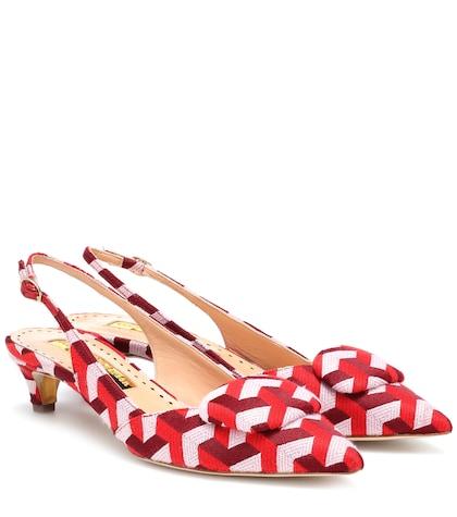 Rupert Sanderson Misty Optical Jacquard Pumps