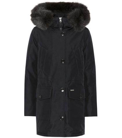 Woolrich Fur-trimmed Down Parka