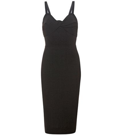 Victoria Victoria Beckham Silk And Wool-crêpe Dress