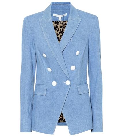 Veronica Beard Miller Dickey Denim Blazer