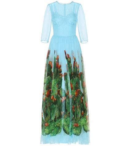 Dolce & Gabbana Exclusive To Mytheresa.com – Printed Silk Dress