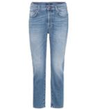 7 For All Mankind Josefina Mid-rise Cropped Jeans