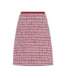 Gucci Striped Cotton And Wool-blend Skirt