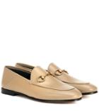 Gianvito Rossi Jordaan Leather Loafers