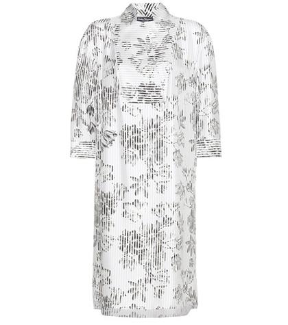 Ellery Striped Silk Dress