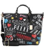 Dolce & Gabbana Beatrice Printed Leather Tote