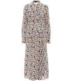 Joseph Floral-printed Silk Midi Dress