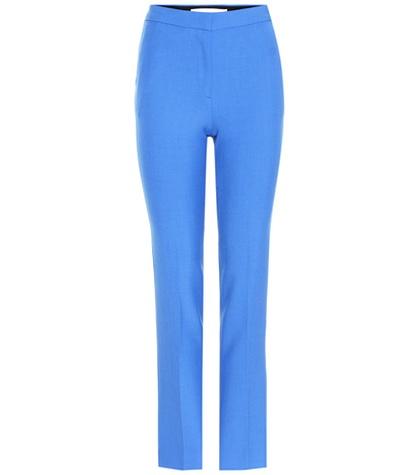 Victoria Victoria Beckham Virgin Wool-blend Cigarette Pants