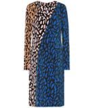 Diane Von Furstenberg Printed Long-sleeved Dress