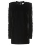 Simone Rocha Embellished Velvet Minidress