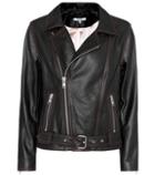 Ganni Tatin Leather Moto Jacket