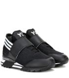 Y-3 Atira Fabric And Leather Sneakers