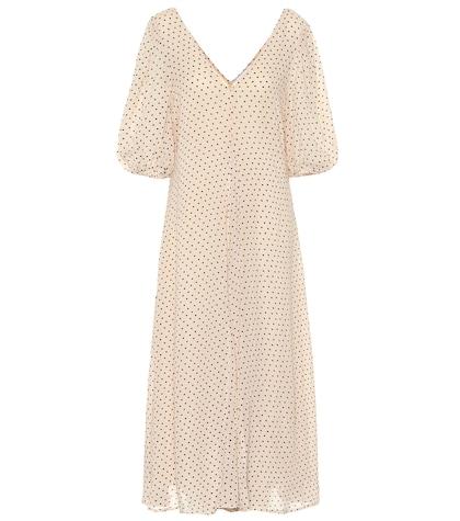 Ganni Crêpe Midi Dress